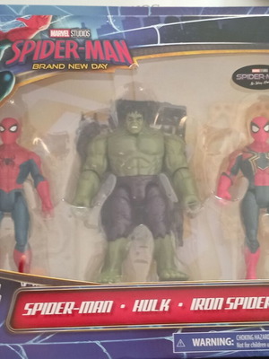 Φιγούρες Hasbro Spider-Man Actionverse με Hulk και Iron Spider