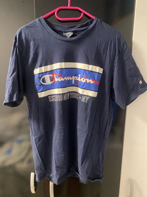 Champion Blue T-Shirt Size L Like New