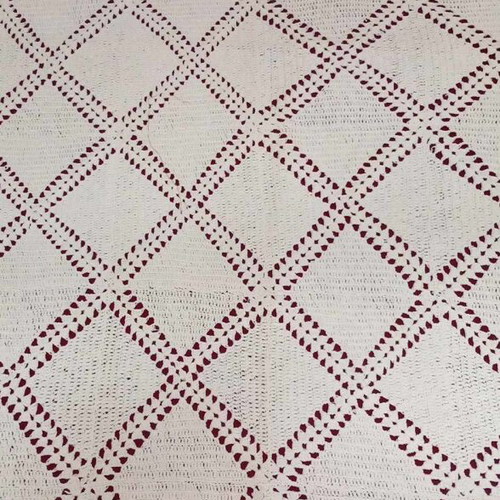 Vidage tablecloth 1960s very old, handmade crochet