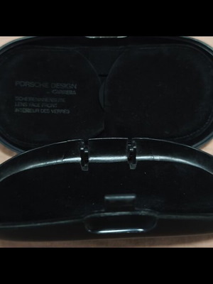 Porsche Carrera vintage sunglasses with gold plated frame