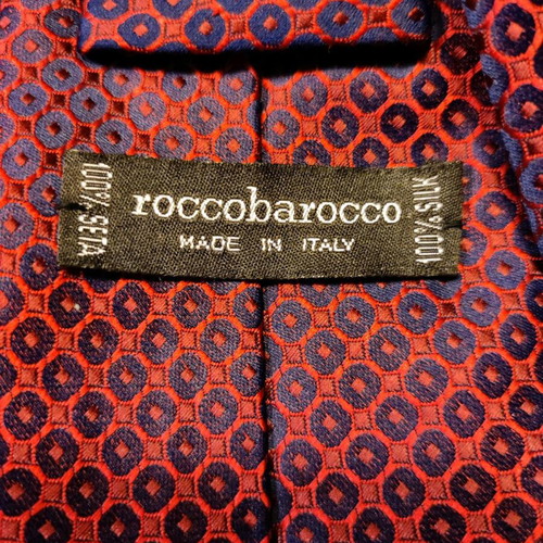 Roccobarocco ties used, pack of 7 silk Italian ties