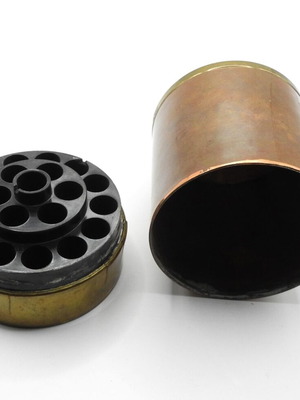 Vintage copper cigar dispenser used, 1960s