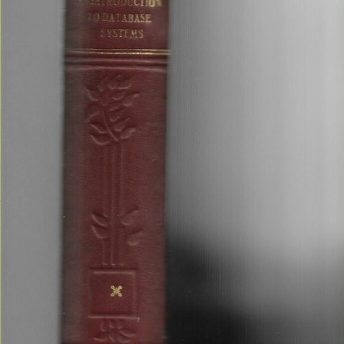 An Introduction to Database Systems third edition, used hardcover book