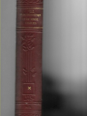 An Introduction to Database Systems third edition, used hardcover book