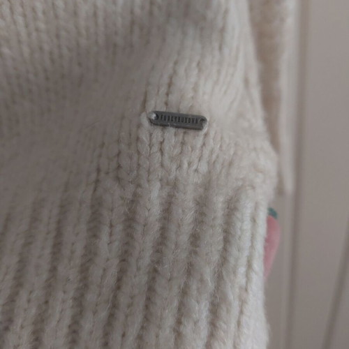 Funky Buddha thick pullover size S like new, white
