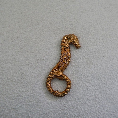 Polyfota V. Lampridis metal promotional bottle opener from 1960s like new