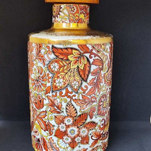 Vintage Royal Ceramics L.C.A. Decanter like new, mid-century modern