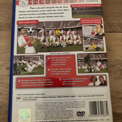 Ajax Football Club PlayStation 2 used English full version