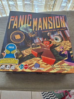Panic Mansion board game like new, 6+ players 2-4