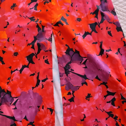 Maxi summer floral dress Shein size M like new, red pink
