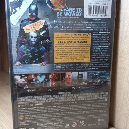 The Dark Knight DVD Region 1 with English subtitles, sealed