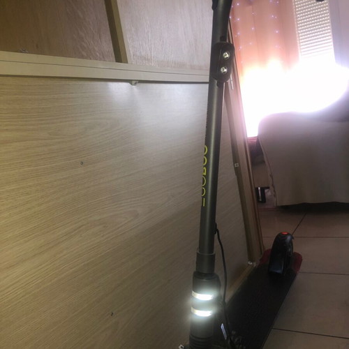 Egoboo electric scooter like new, black-anthracite with lights