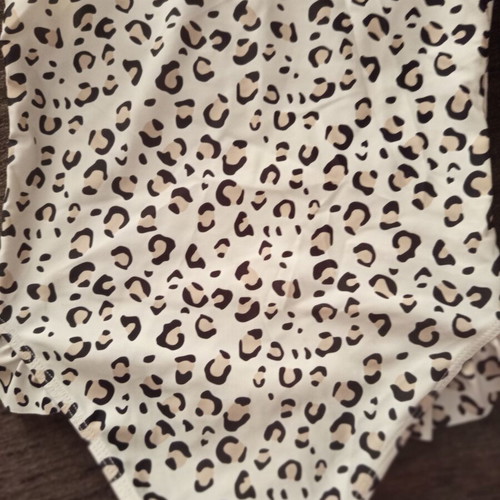 Animal Print Girls' One-Piece Swimsuit like new, size 5-6 years