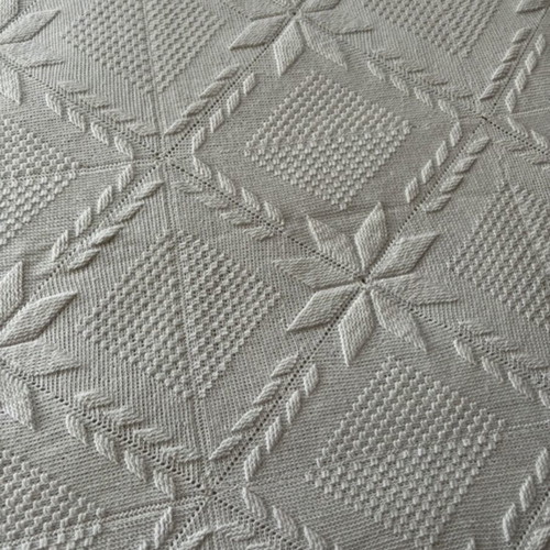 Handmade blanket or throw 2.05 x 1.62 like new