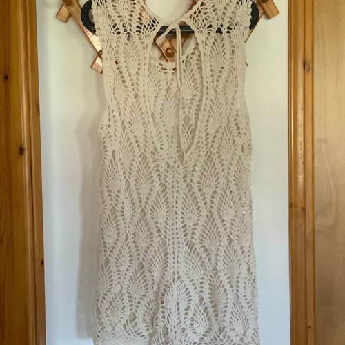 Knitted white one-piece shorts Minkpink used, size Small
