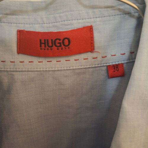 Hugo Boss blue shirt like new, small