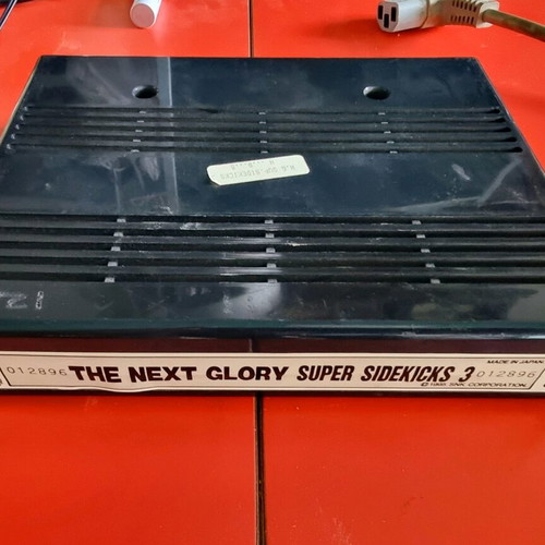 Neo Geo MVS The Next Glory Super Sidekicks 3 game like new, original SNK