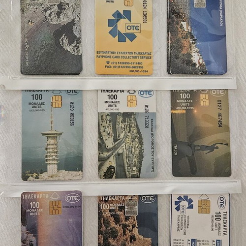 Ote phone card collection used, 34 rare cards from the 90s