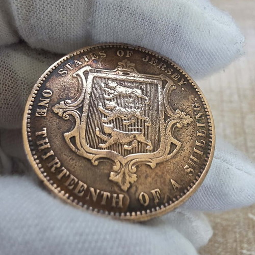 1/13 Shillings 1871 Jersey coin like new