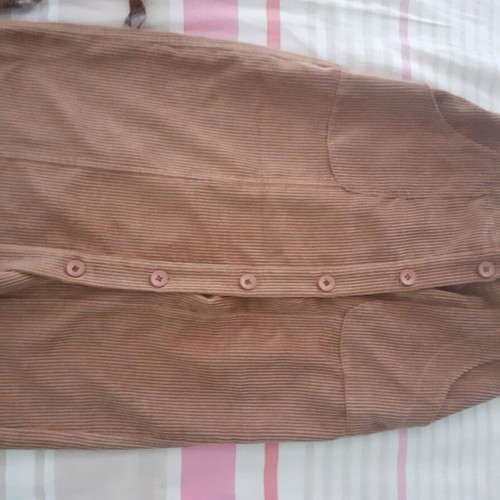 Midi corduroy skirt brown new, size M