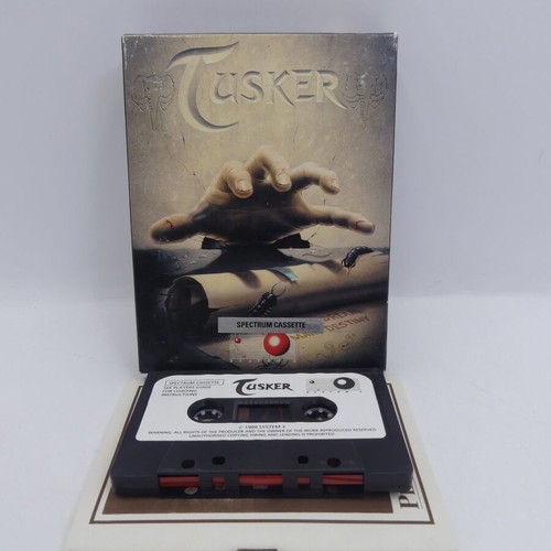 Tusker ZX Spectrum cassette used, System 3, 1989