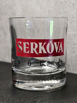 Serkova Vodka collectible shot glass used