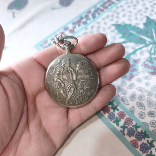 Molnija pocket watch like new, men's