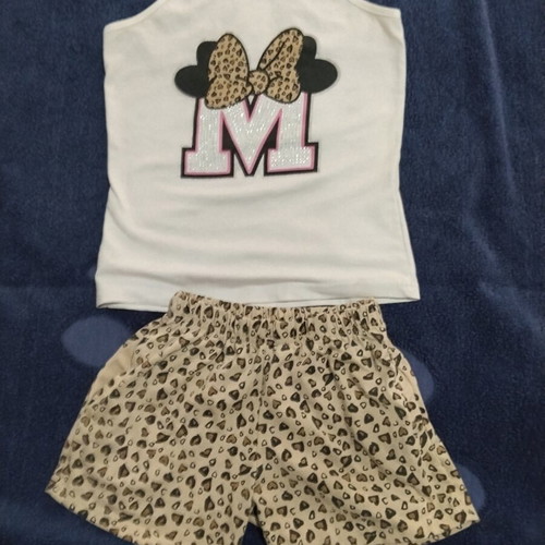 Minnie Mouse summer set for girl size 10, used