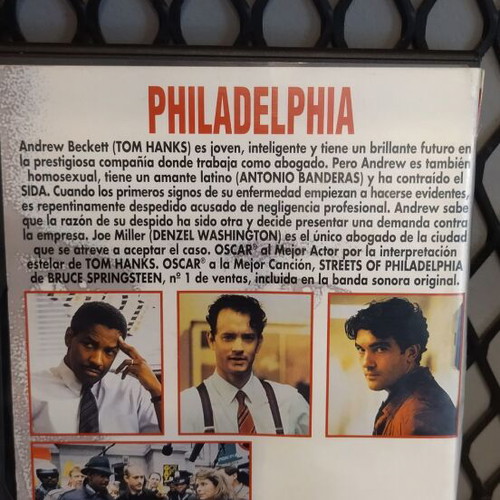 Philadelphia DVD used, social genre with subtitles