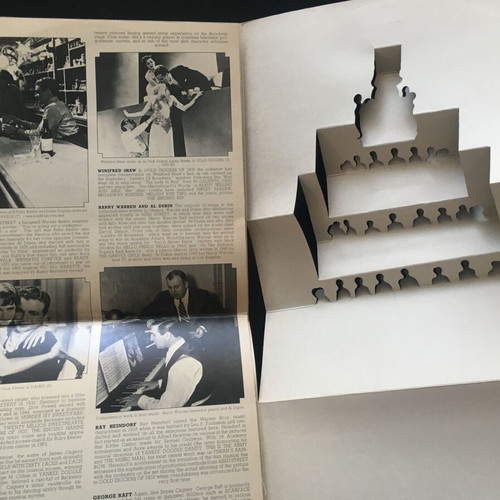 The Golden Age of Hollywood Musical LP used with 3D pop-up cover
