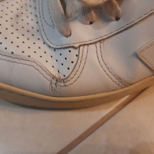Veja V10 sneakers used, white leather, size 37