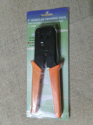 Central Professional 8¨ Crimping Tool DL-686 for RJ-11 & RJ-45 New
