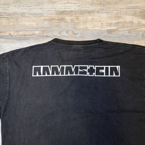 Rammstein Made in Germany band T-shirt 2XL used, black cotton