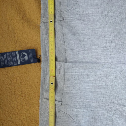 Women's pants new, light gray, straight, size M
