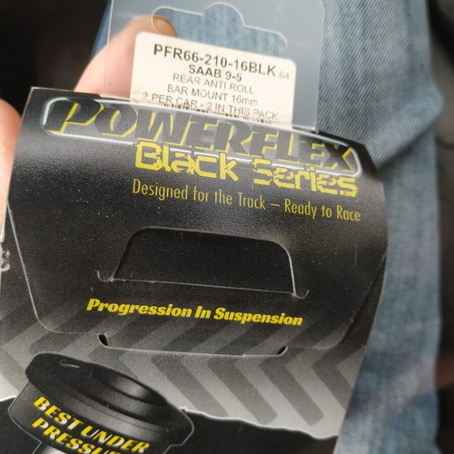 Polyurethane Bushings for SAAB 95 Powerflex PFR66-210-16BLK New