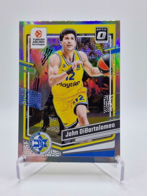 Panini Donruss EuroLeague Silver Optic John DiBartolomeo 2023-24 card new