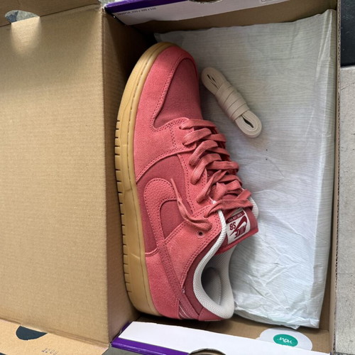 Nike SB Dunk Adobe sneakers, size 42, red