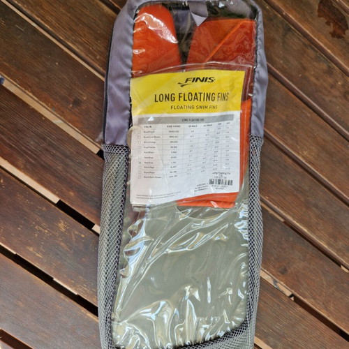 Finis Floating VIII swim fins, red/grey, size 39-42