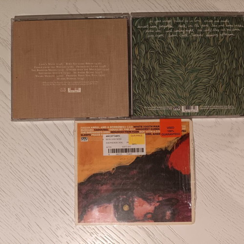 Iron & Wine 3 CDs like new, 3 studio folk albums
