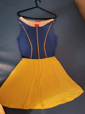 Skater dress συλλεκτικό Χιονάτη καινούργιο, μέγεθος S