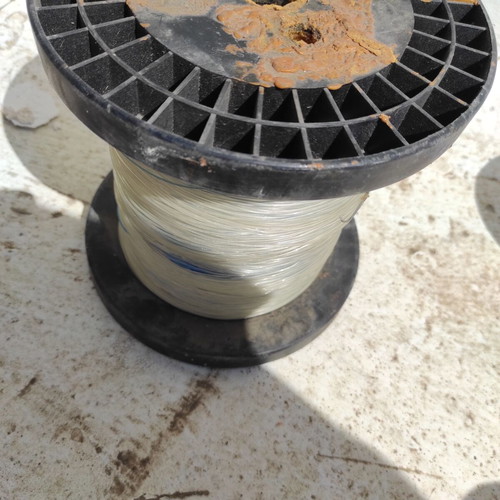 Fishing line spool used transparent/blue