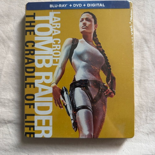 Lara Croft Tomb Raider The Cradle of Life Limited Steelbook Blu-Ray new