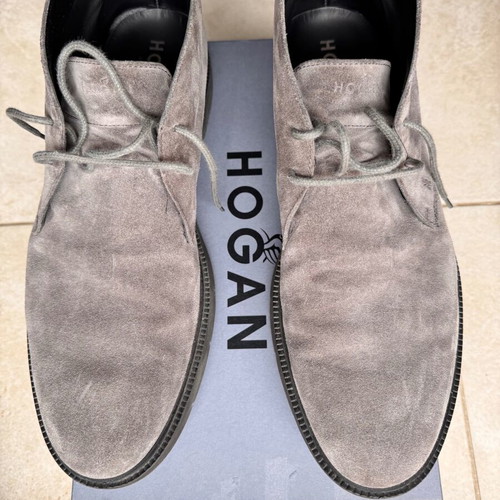 Desert boots Hogan used, gray, size 46-46.5
