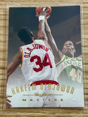 Κάρτα Hakeem Olajuwon Houston Rockets NBA Skybox 1995 καινούργια