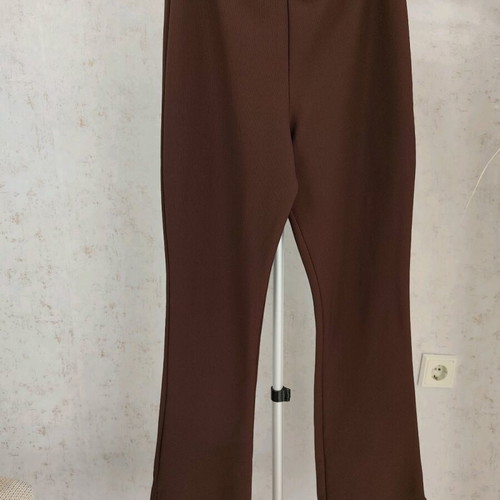Zara NoXL Flared Pants like new brown