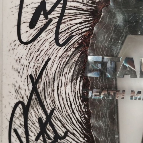 Metallica Death Magnetic CD used signed with Beyond Magnetic CD