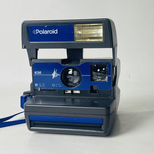 Polaroid 636 Instant Camera used with Polaroid 600 film