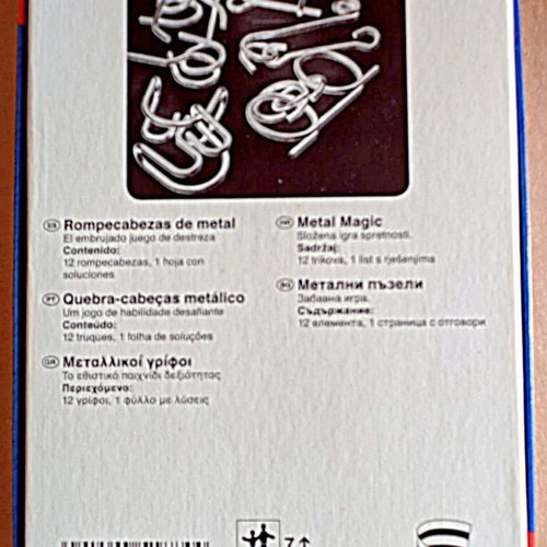 Metal Magic Schmidt set with 12 metal puzzles