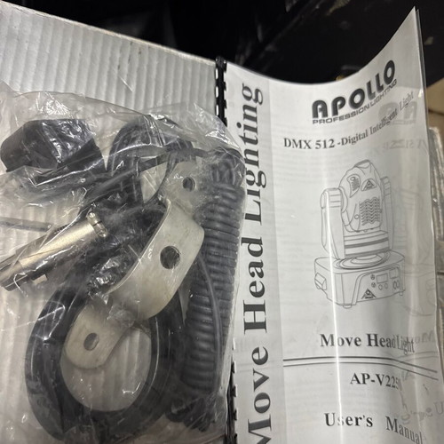 Apollo AP-V2250 Moving Head Light Set of 2 New 150W