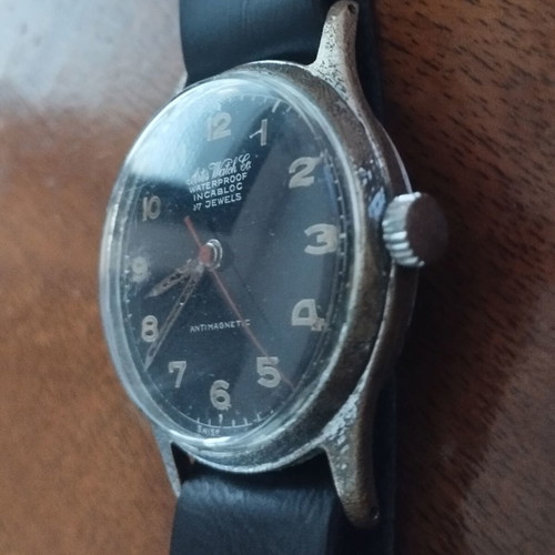 Artis Watch Co. Swiss Military Style Mechanical Wristwatch used